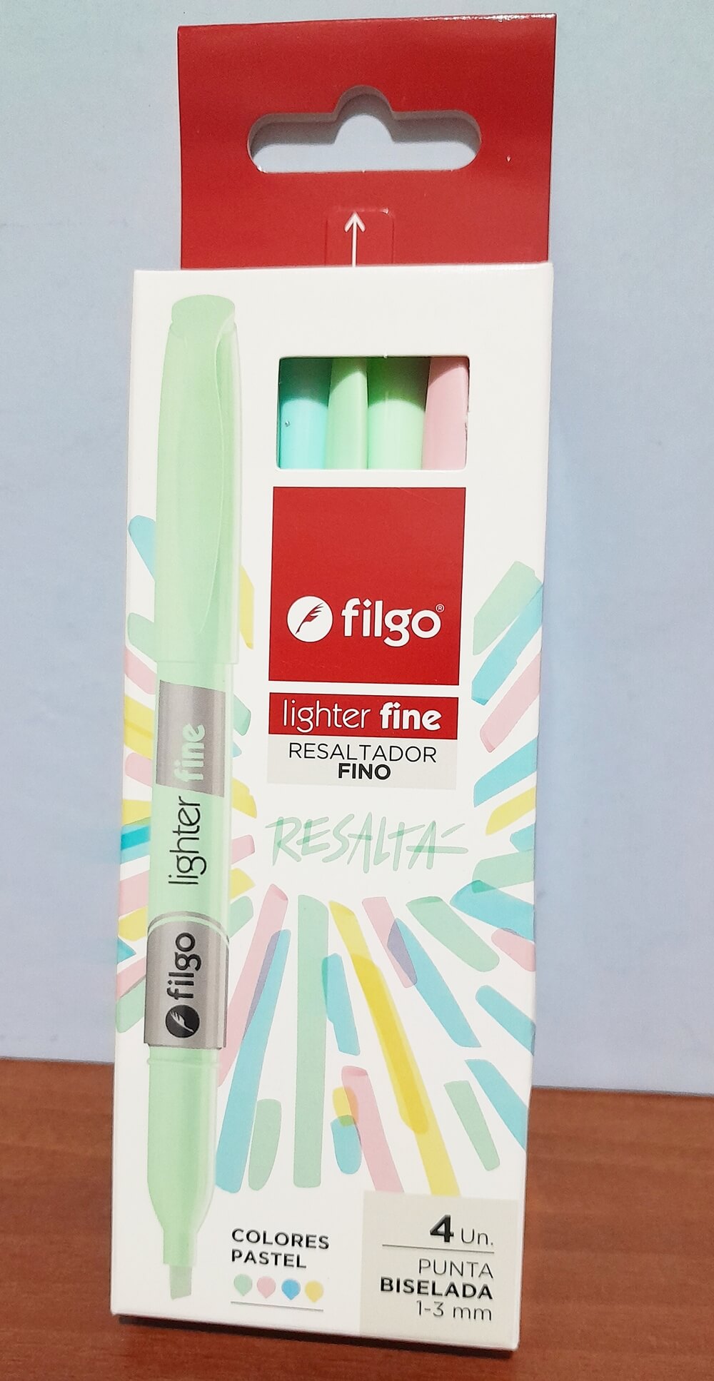 RESALTADOR PASTEL FILGO X4 LIGHTER FINE