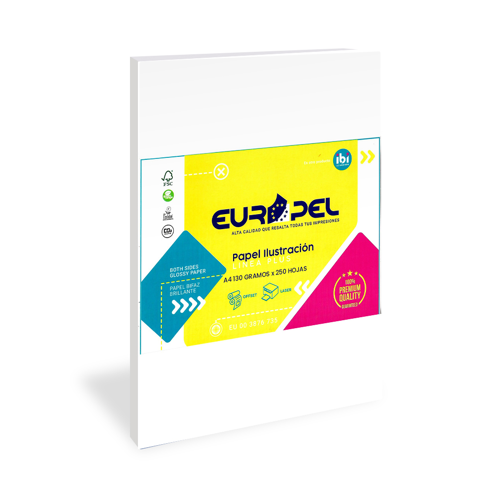 PAPEL ILUSTRACION A4 115gr(GLOSSY) XUNID