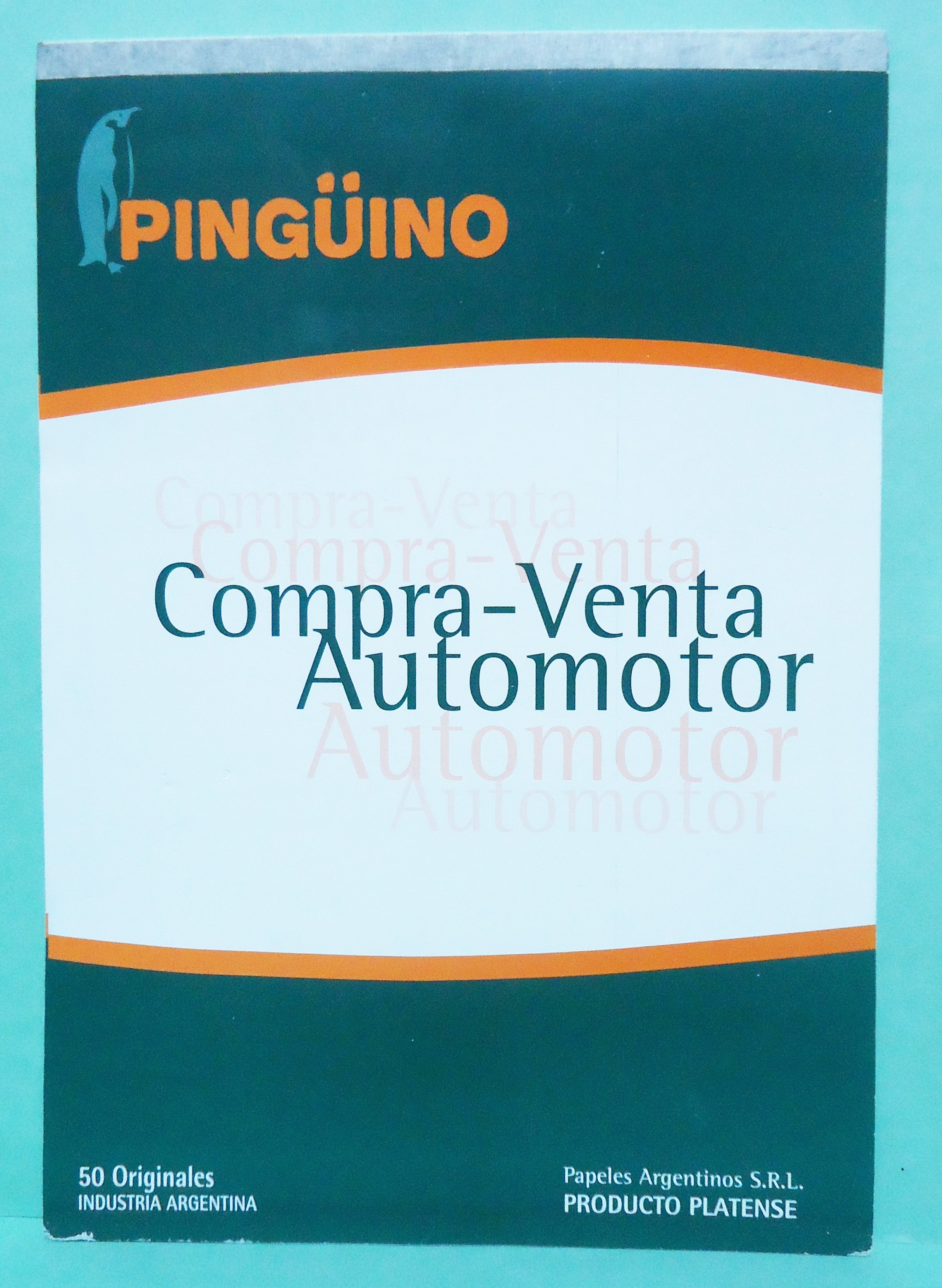 TALONARIO BLOCK COMPRA VENTA AUTOMOTOR