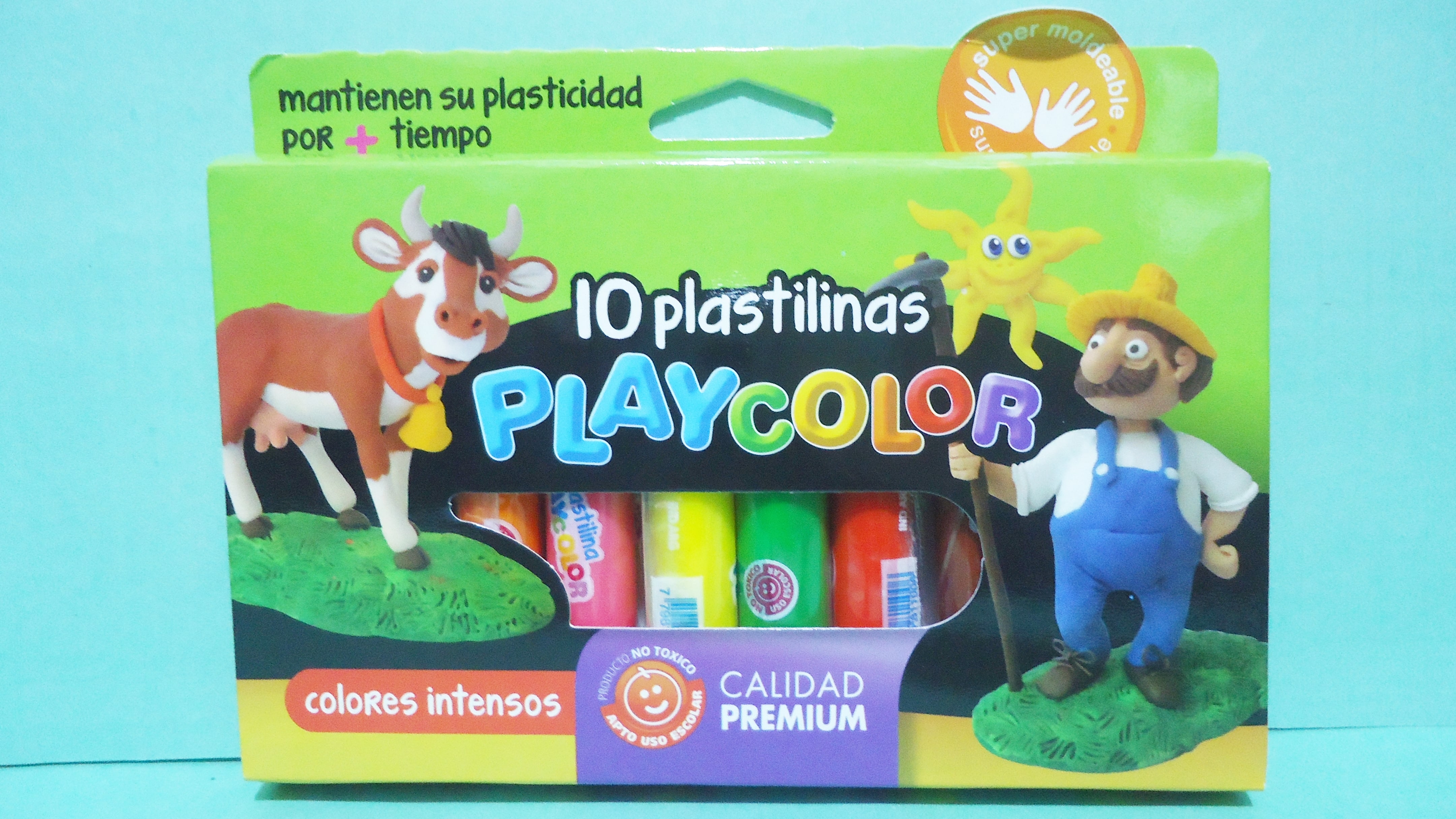 PLASTILINA X10 PLAYCOLOR