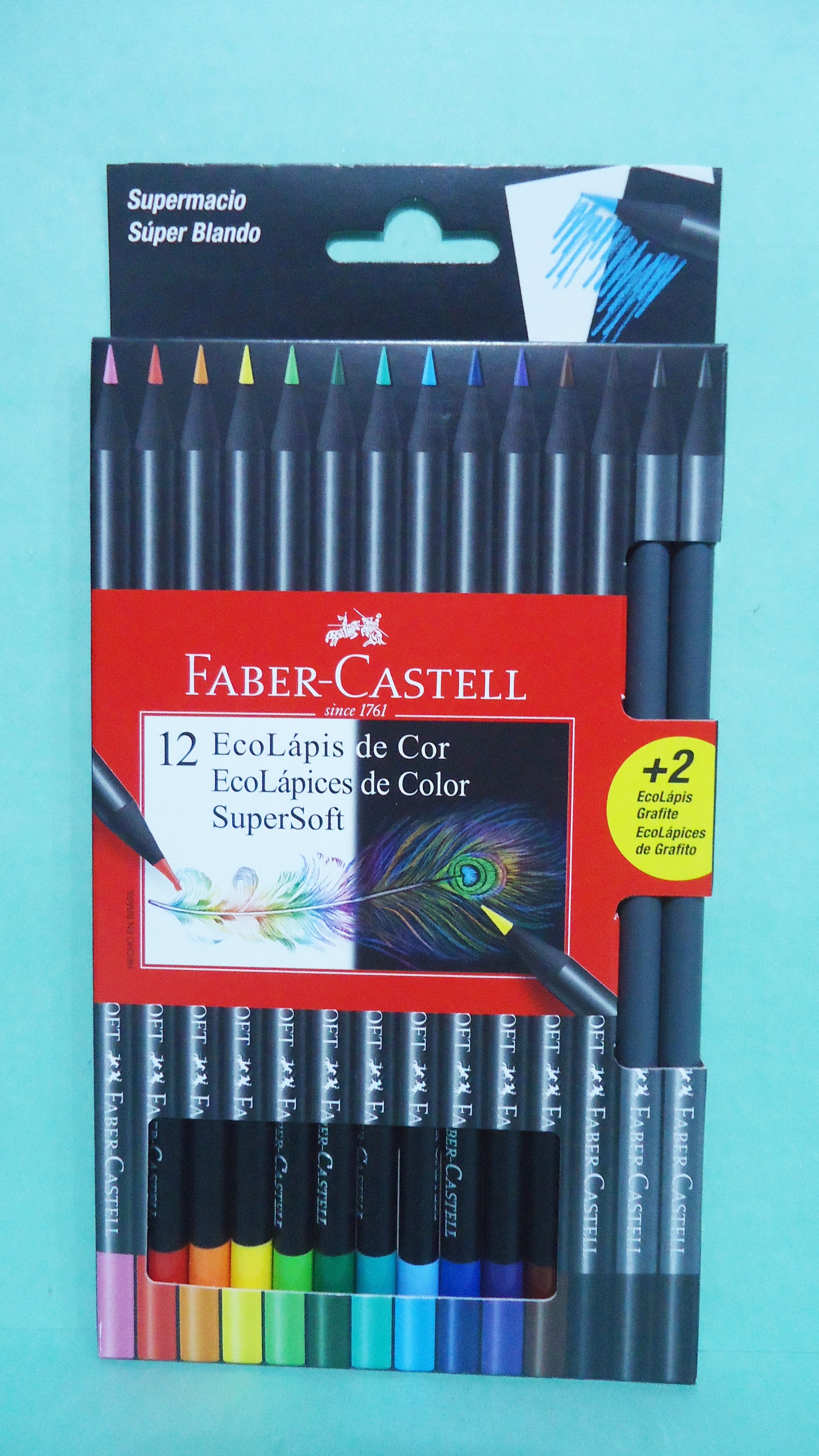 LAPICES DE COLOR FABER SOFT X12