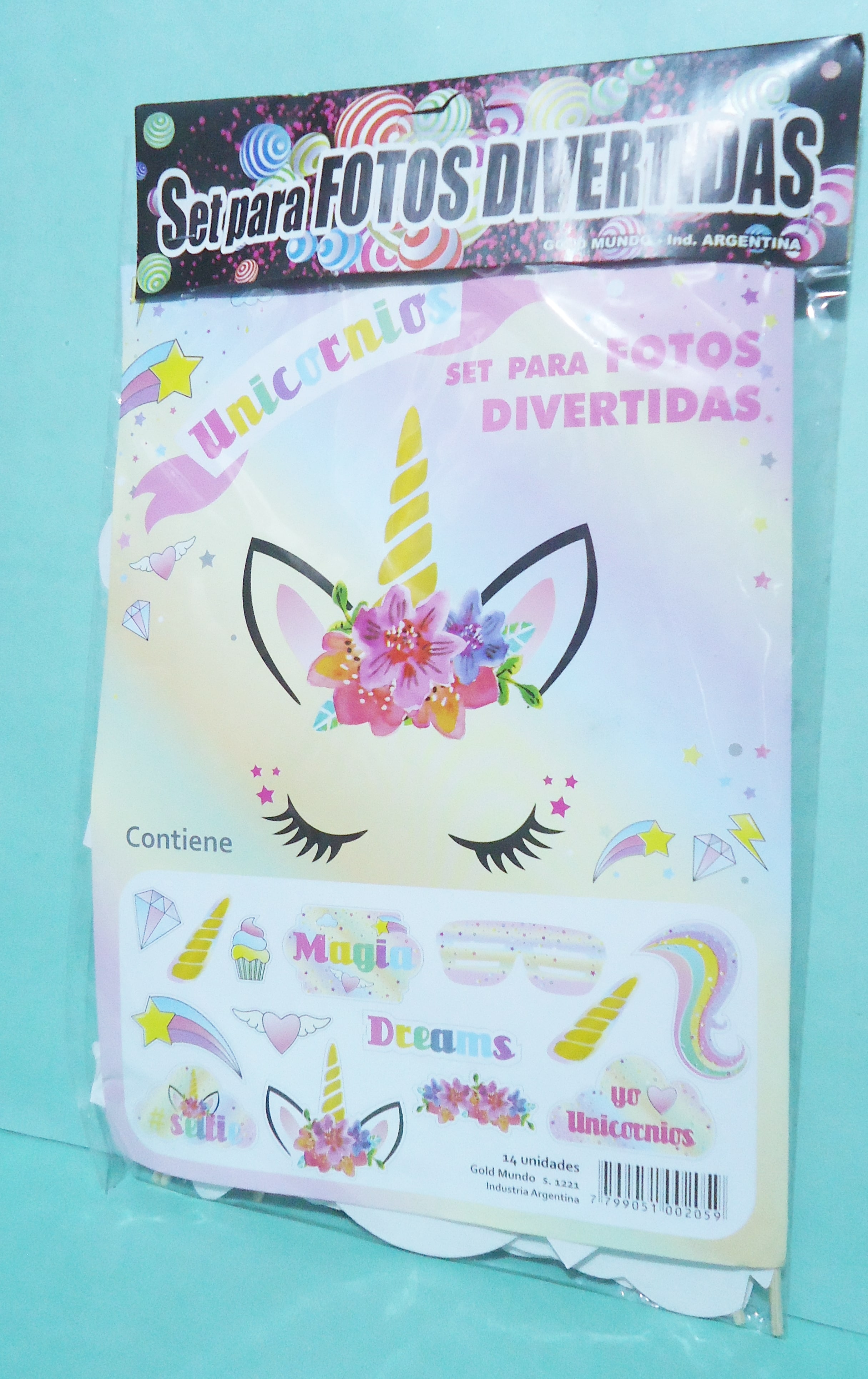 CARTELES PARA FIESTA x12 UNICORNIO