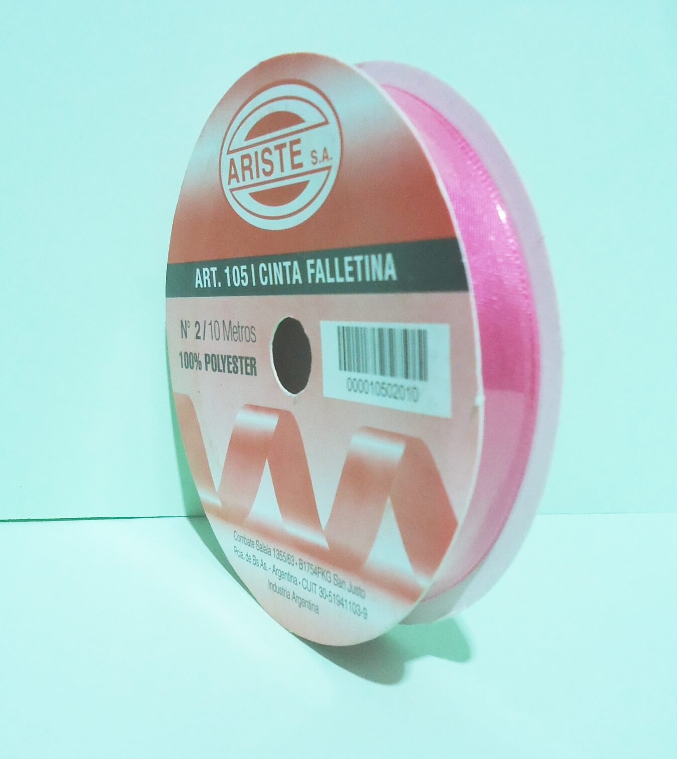 CINTA FALLETINA Nº2 x 10 MTS FUCSIA