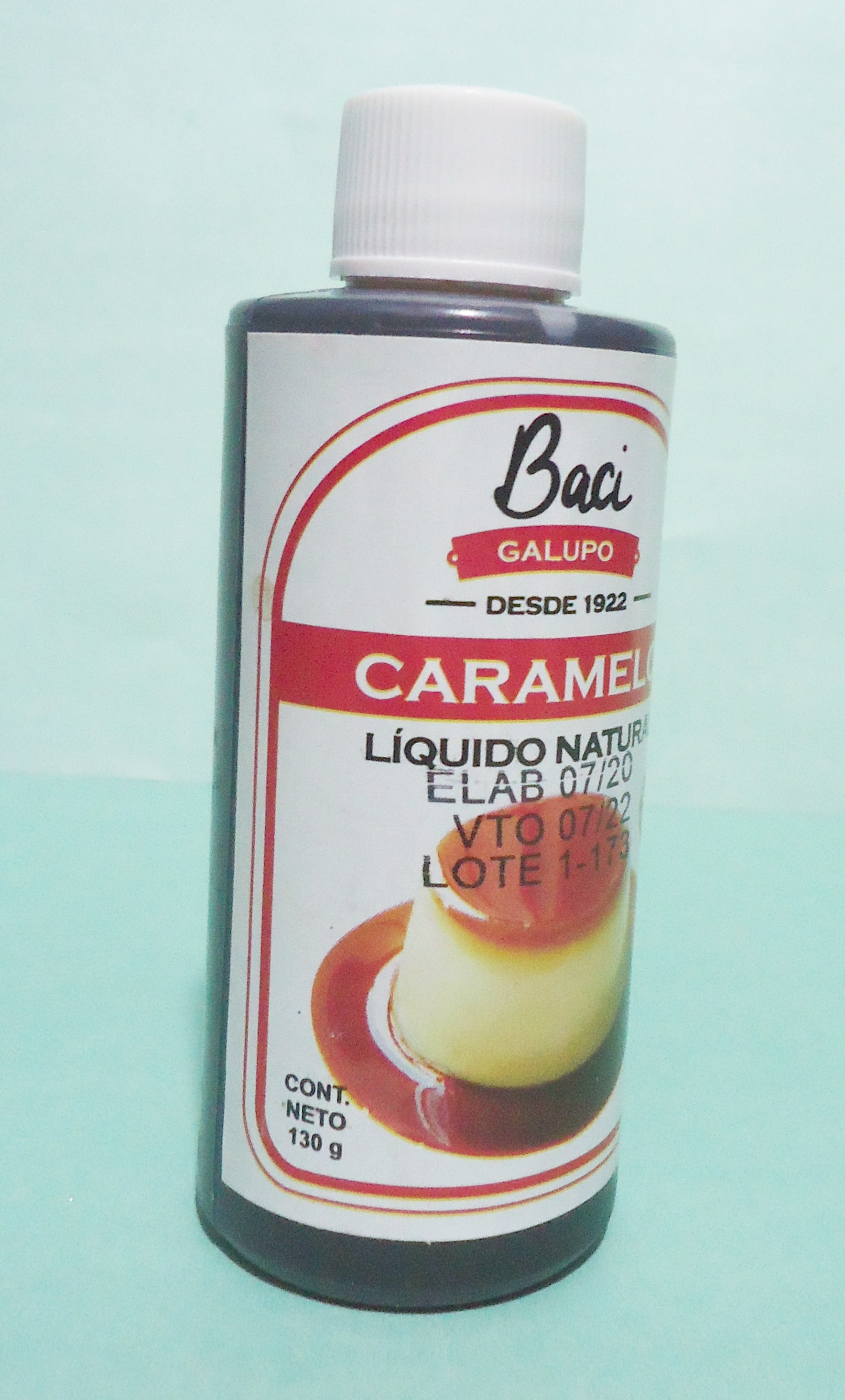 CARAMELO LIQUIDO BOTELLA  BACIGALUPO 130