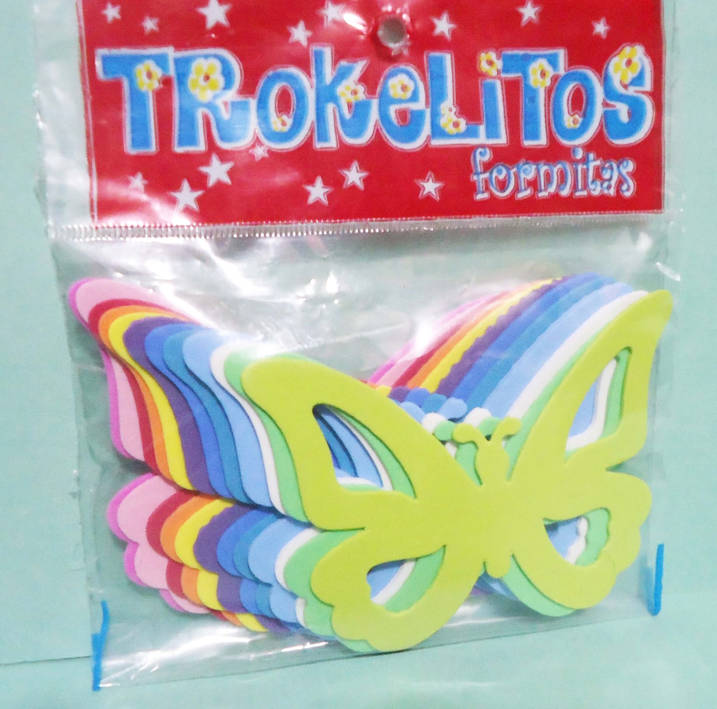 FORMITA GOMA EVA TROKELITOS MARIPOSA X12