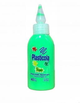 ADHESIVO FLUO PLASTICOLA x40gr VERDE