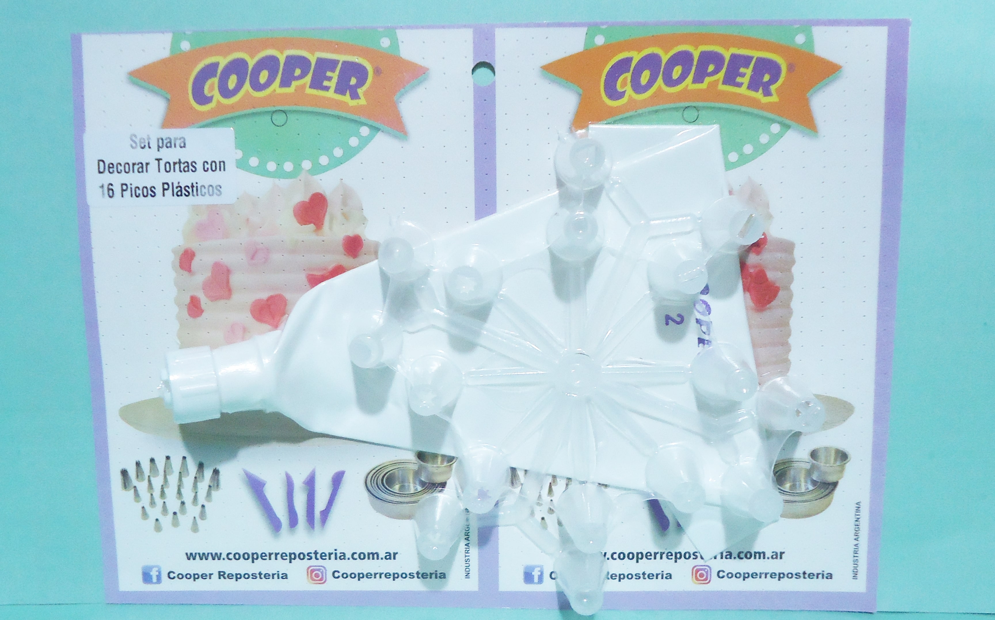 MANGA SET P/ DECORAR CON 16 PICOS COOPER