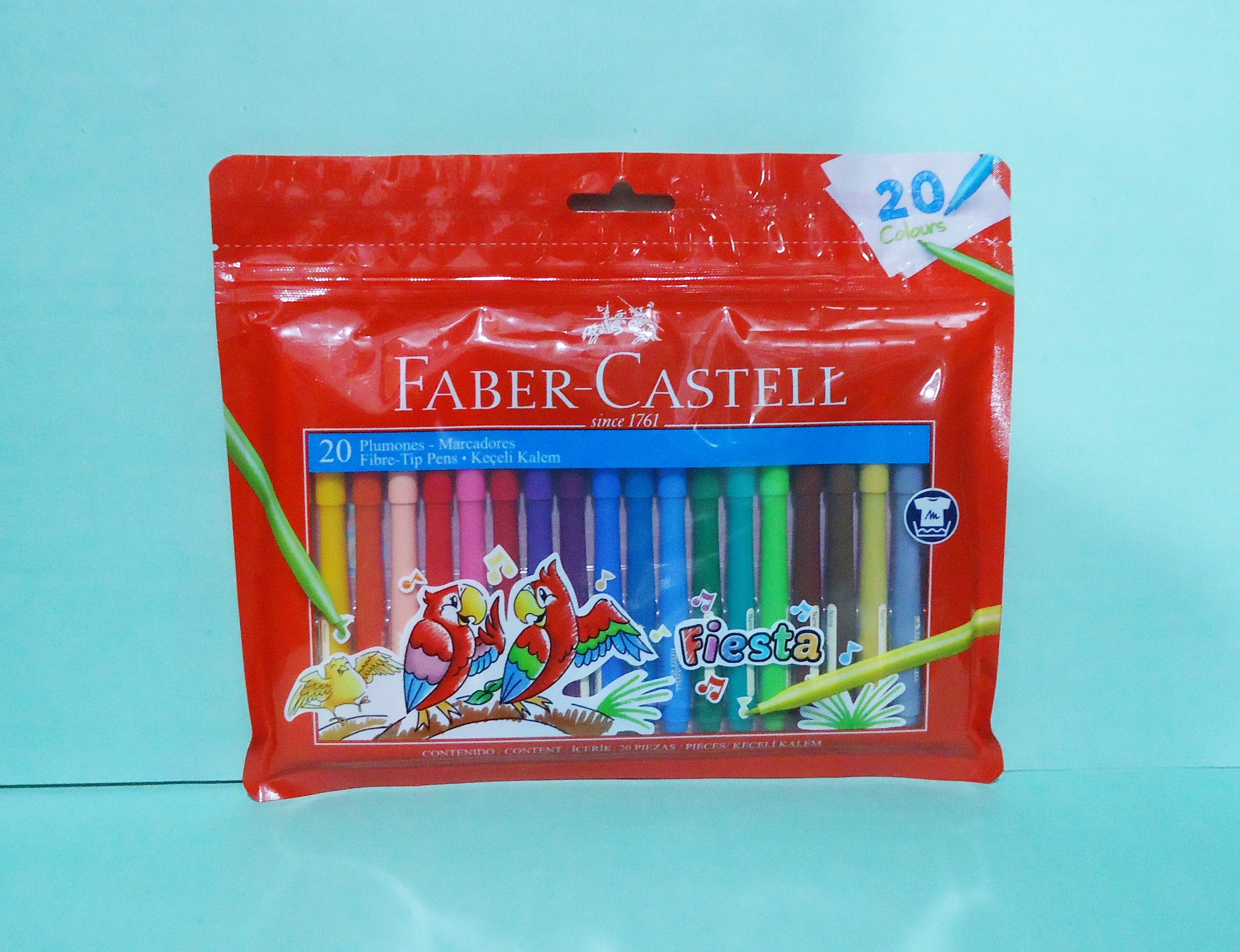 LAPICES DE COLORES FABER CASTELL SUPER SOFT X 6 NEON + 6 PASTEL - Librería  Flash