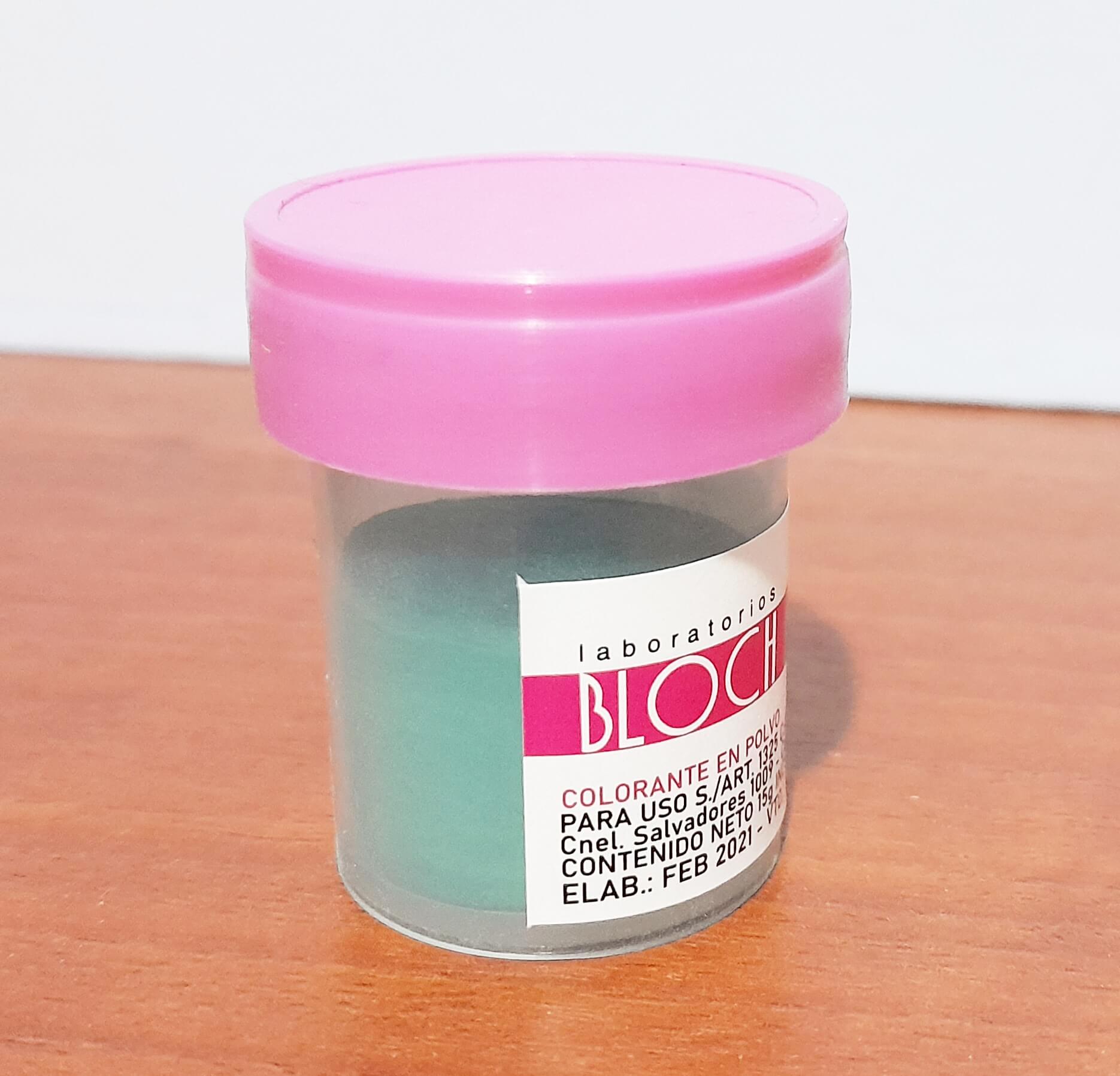 COLORANTE LIPOSOLUBLE BLOCH VERDE