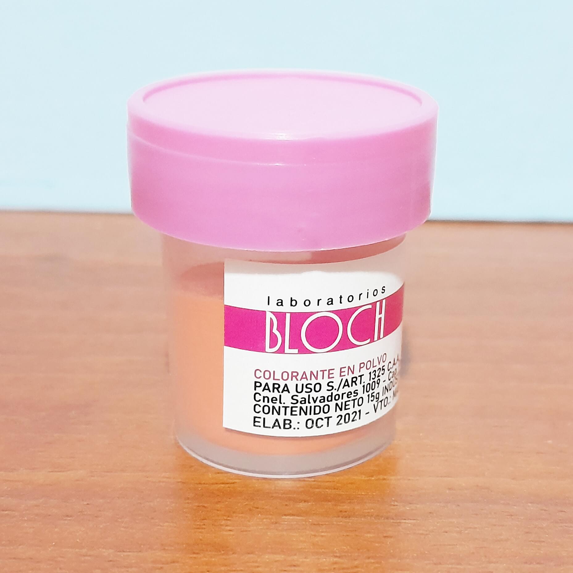 COLORANTE LIPOSOLUBLE BLOCH MANDARINA