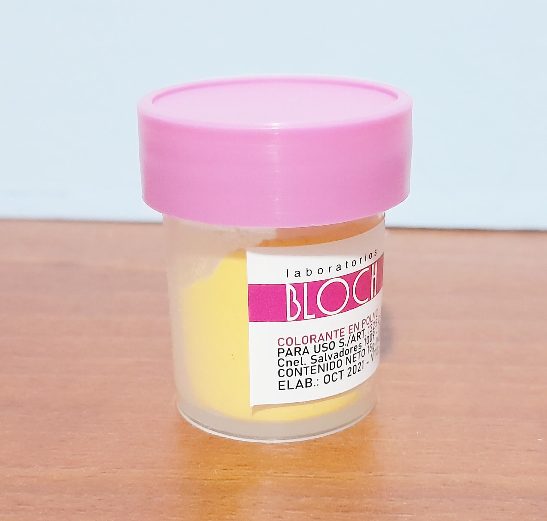 COLORANTE LIPOSOLUBLE BLOCH AMARILLO