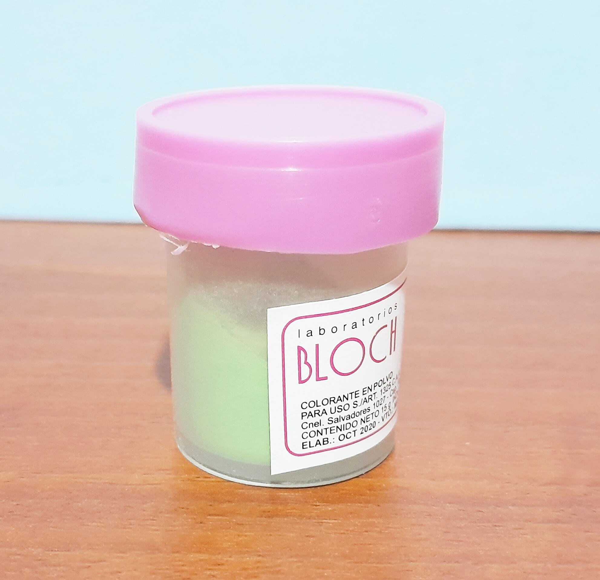 COLORANTE LIPOSOLUBLE BLOCH VERDE MANZAN