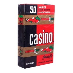 NAIPE CASINO x50 PLASTIFICADA