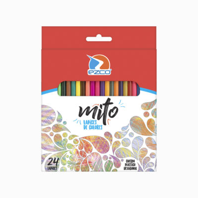 LAPICES DE COLOR EZCO X24 MITO