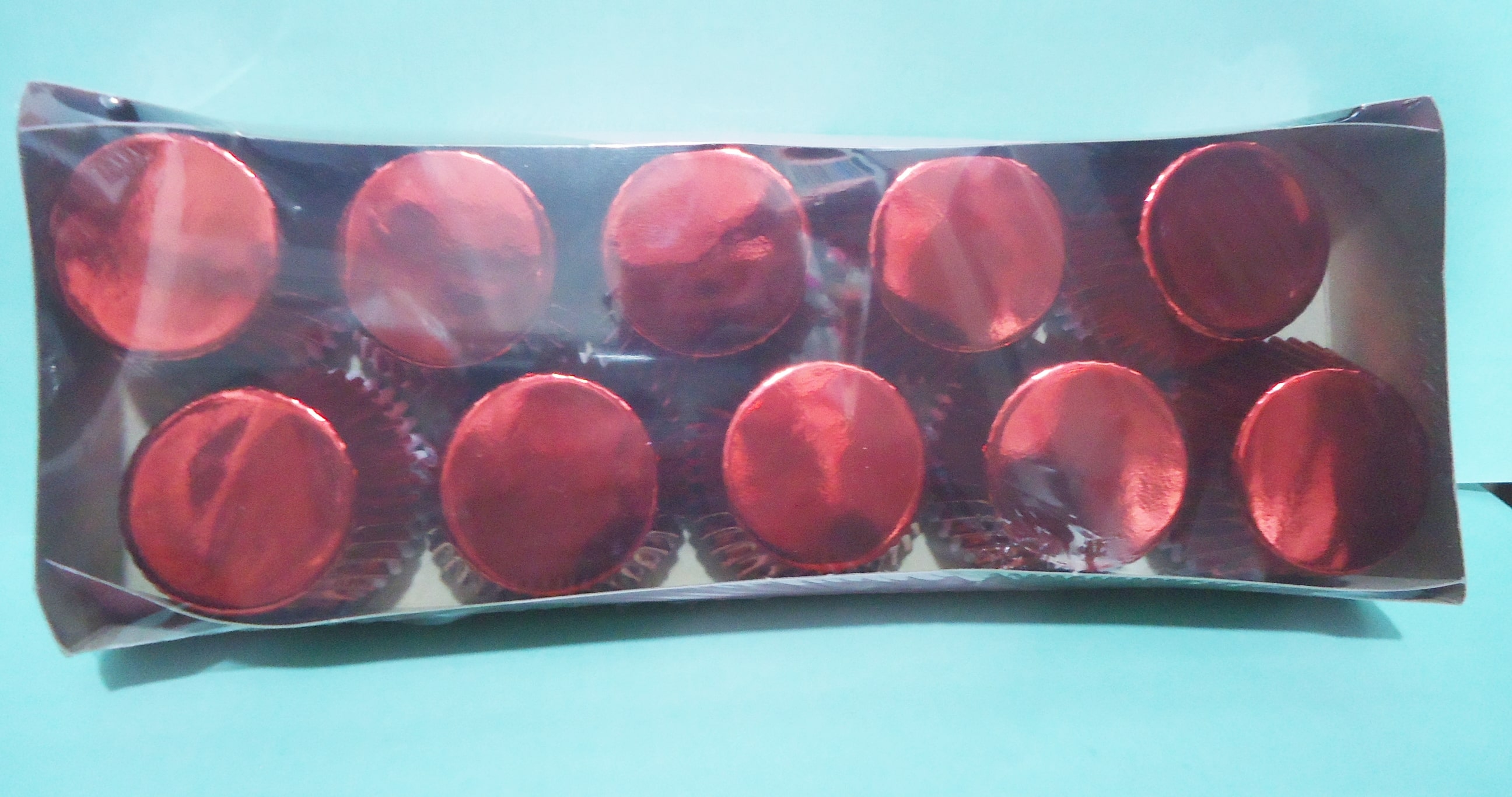 PIROTIN CUPCAKES Nº8 x200 METAL ROJO