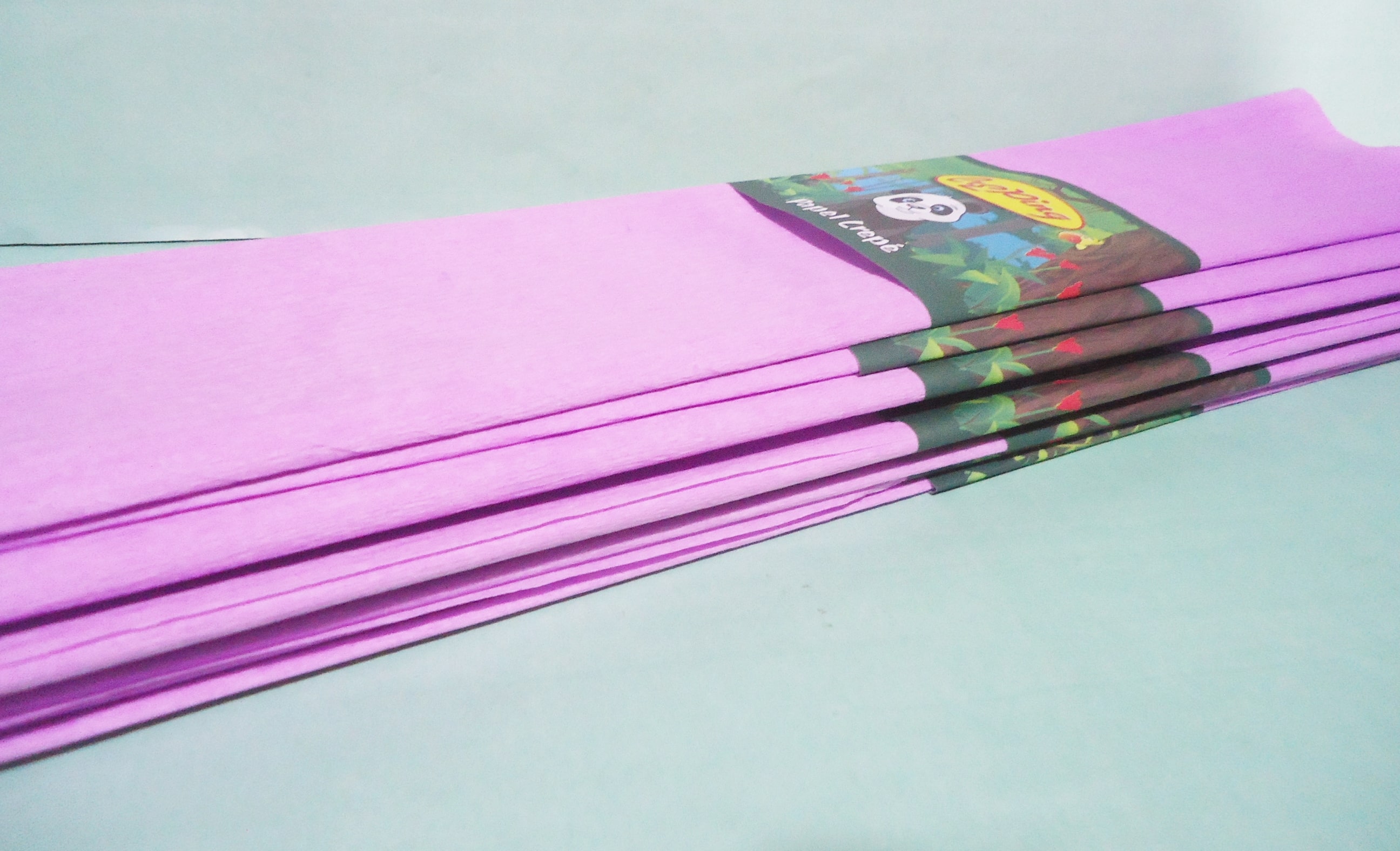 PAPEL CREPE PACK X10 LILA