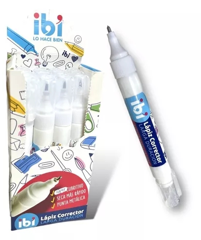 LIQUIDO CORRECTOR IBI 5ML x12