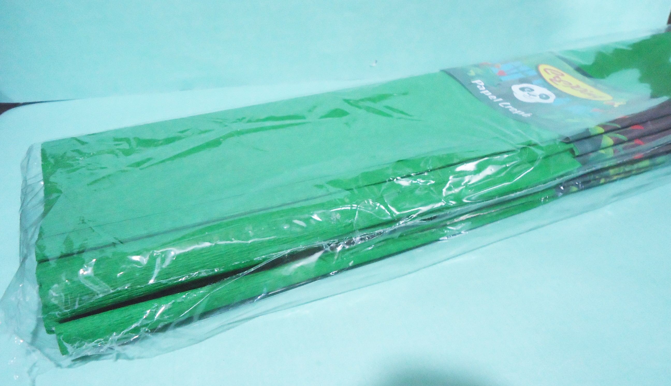 PAPEL CREPE PACK X10 VERDE OSCURO