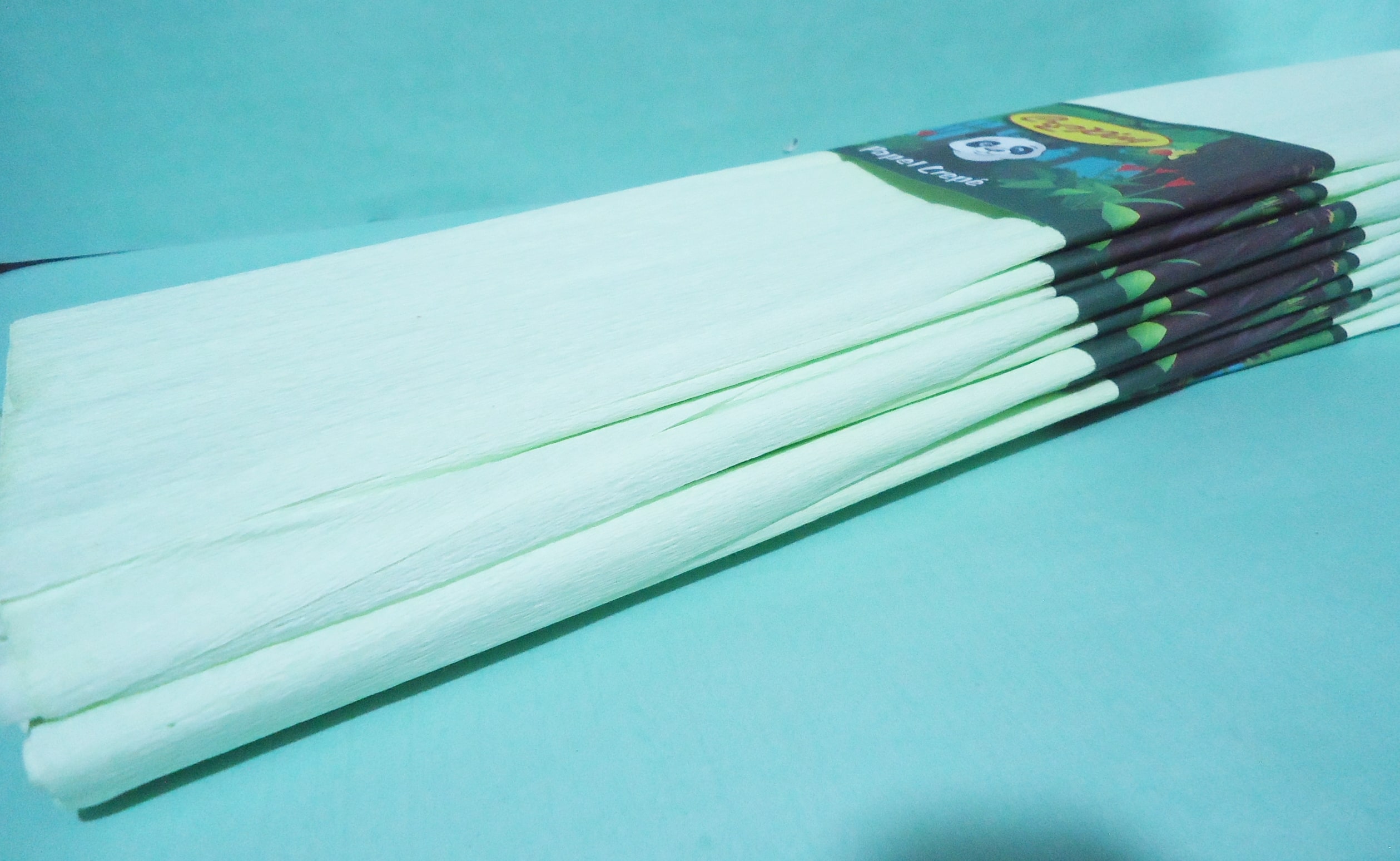 PAPEL CREPE PACK X10 PASTEL VERDE