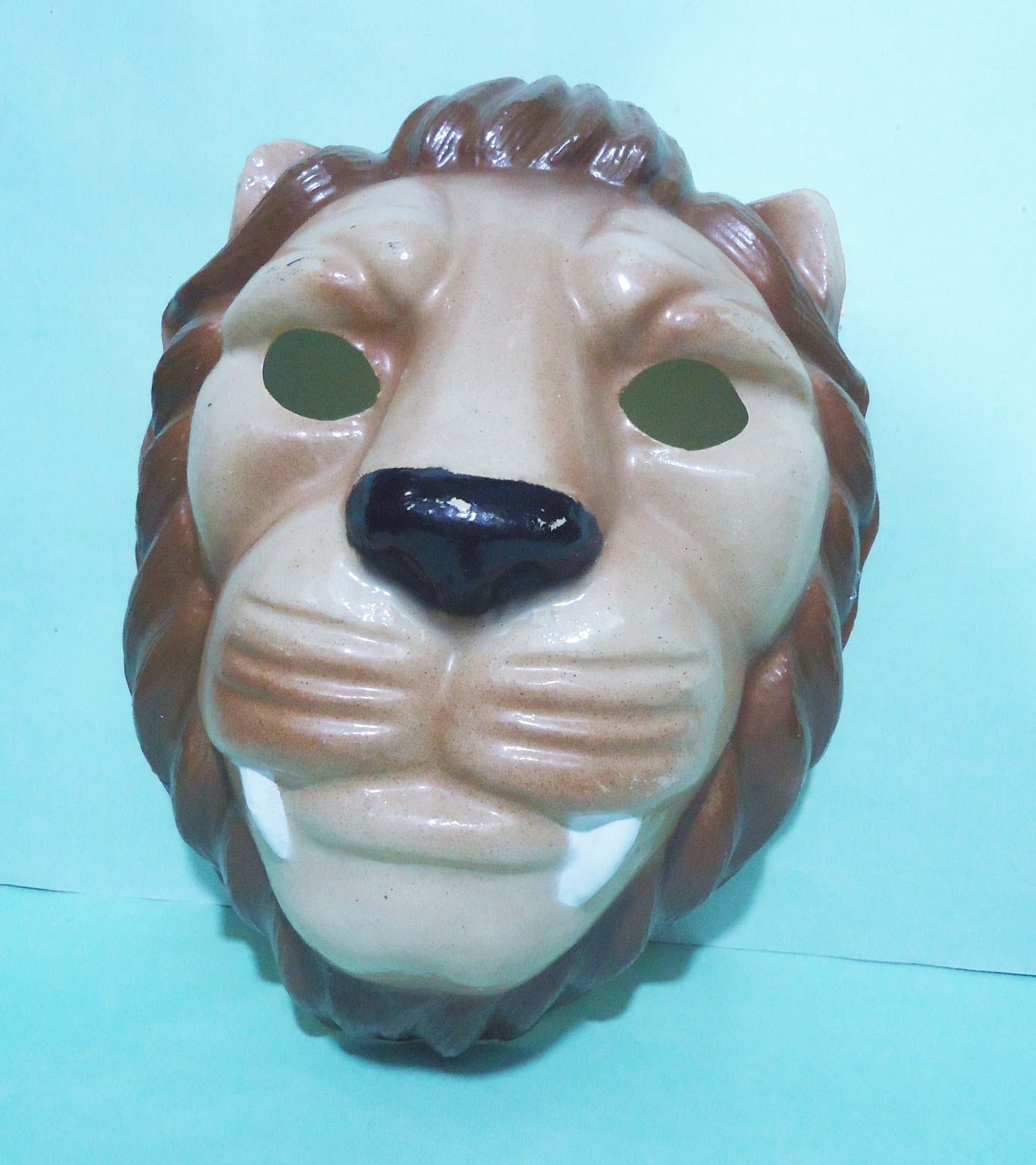 CARETA PLASTICA ANIMAL LEON