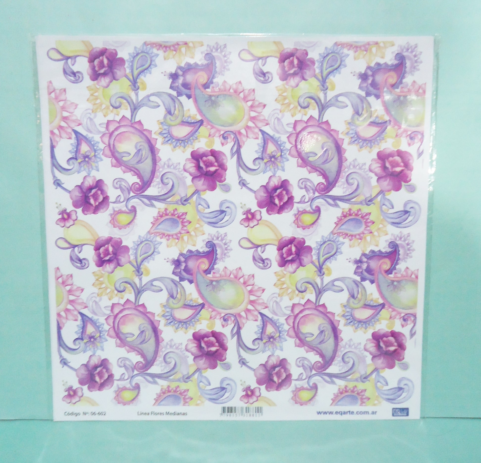 LAMINA DECOUPAGE FLORES MEDIANAS