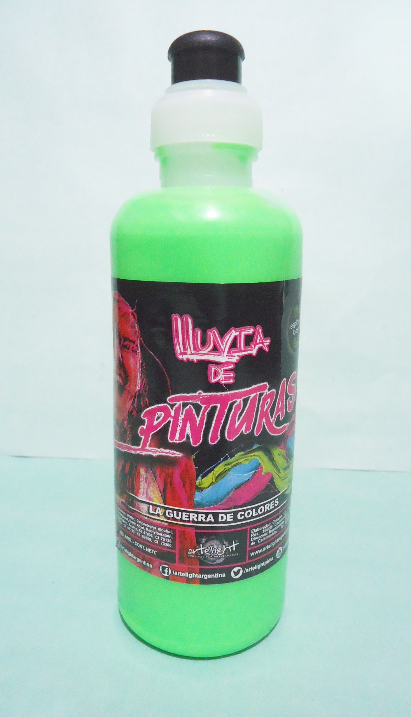 PINTURA PARA EL CUERPO 250 ML VERDE