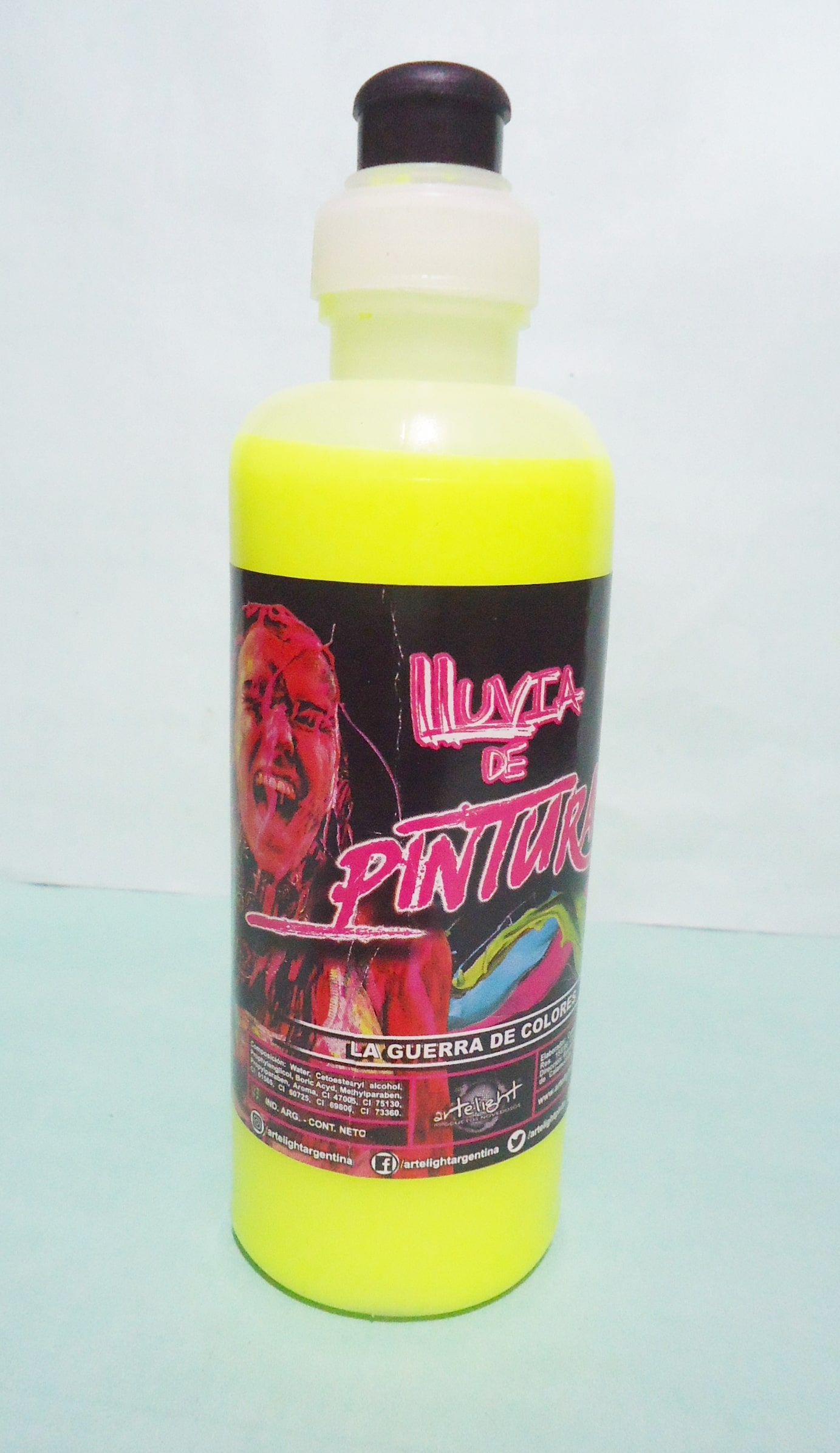 PINTURA PARA EL CUERPO 250 ML AMARILLO