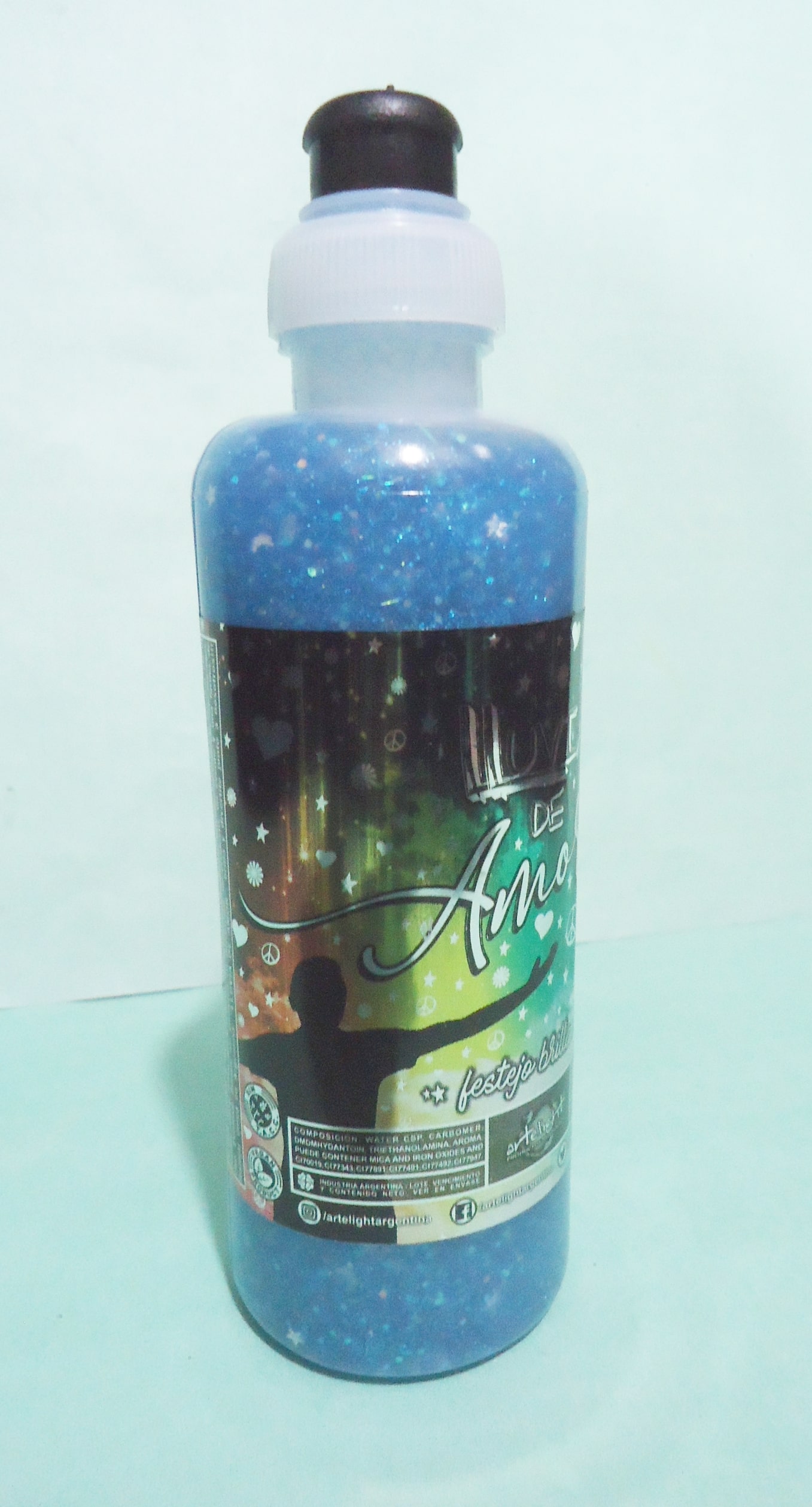 PINTURA PARA EL CUERPO GLITTER 250ML AZ