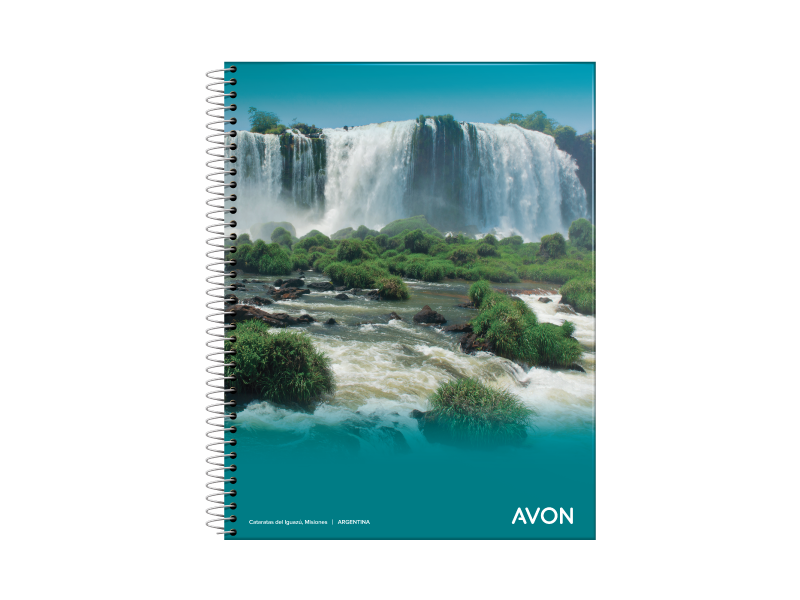 CUADERNO A5 AVON X84 16X21 ESPIRAL RAY