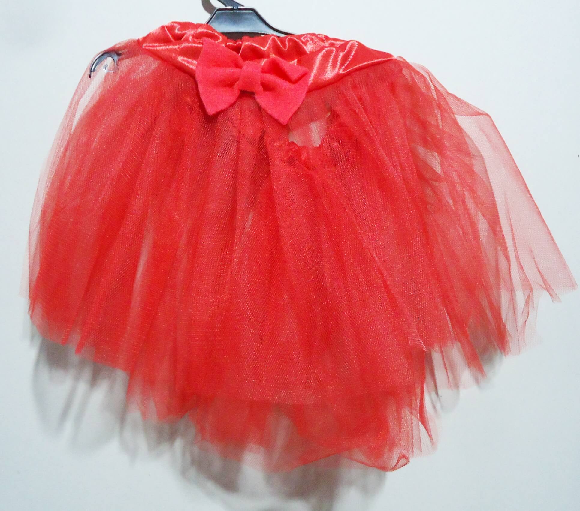 TUTU COLOR ROJO 30CM