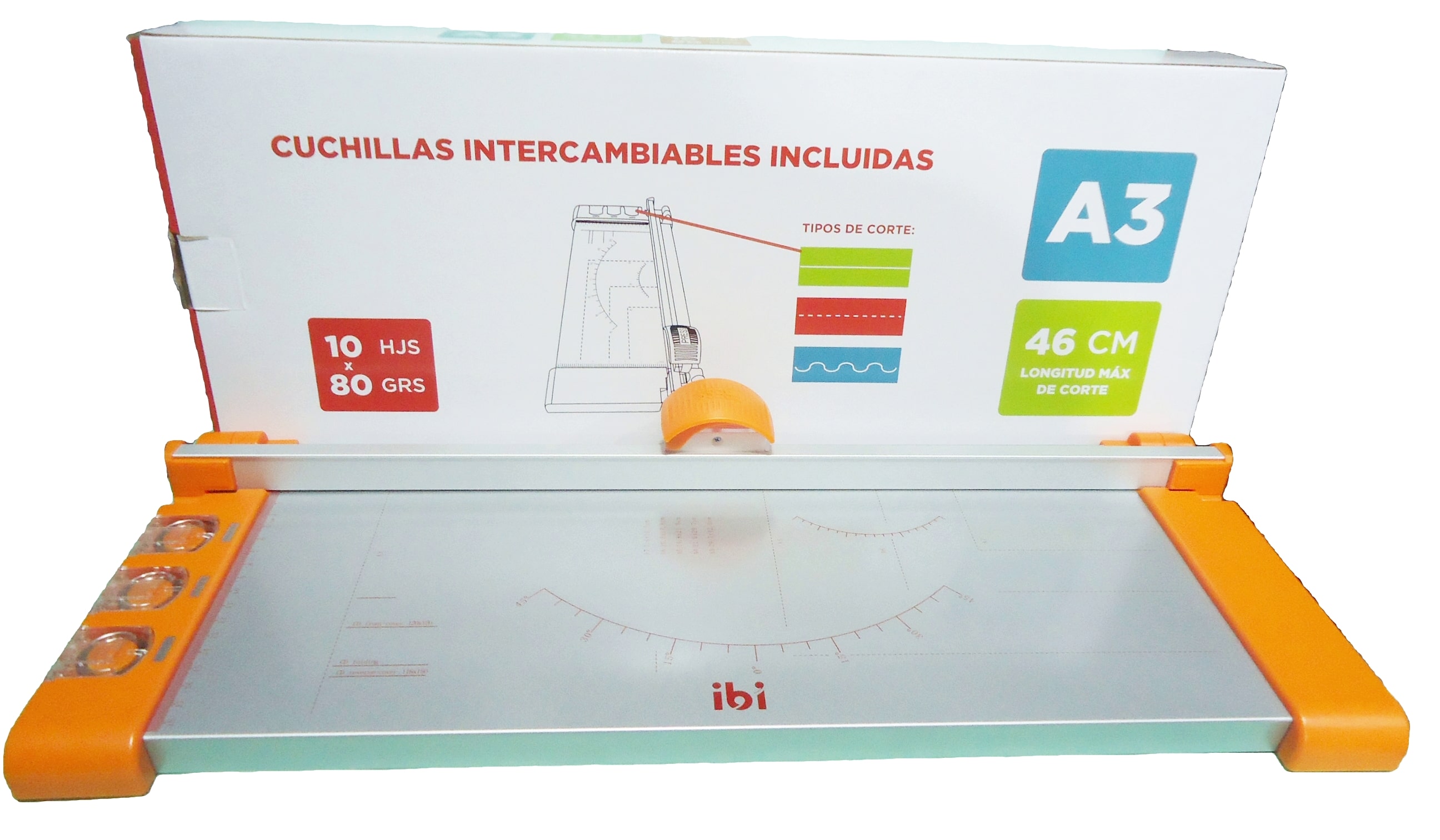 GUILLOTINA A3 IBICO 46CM CORTE(3EN 1)