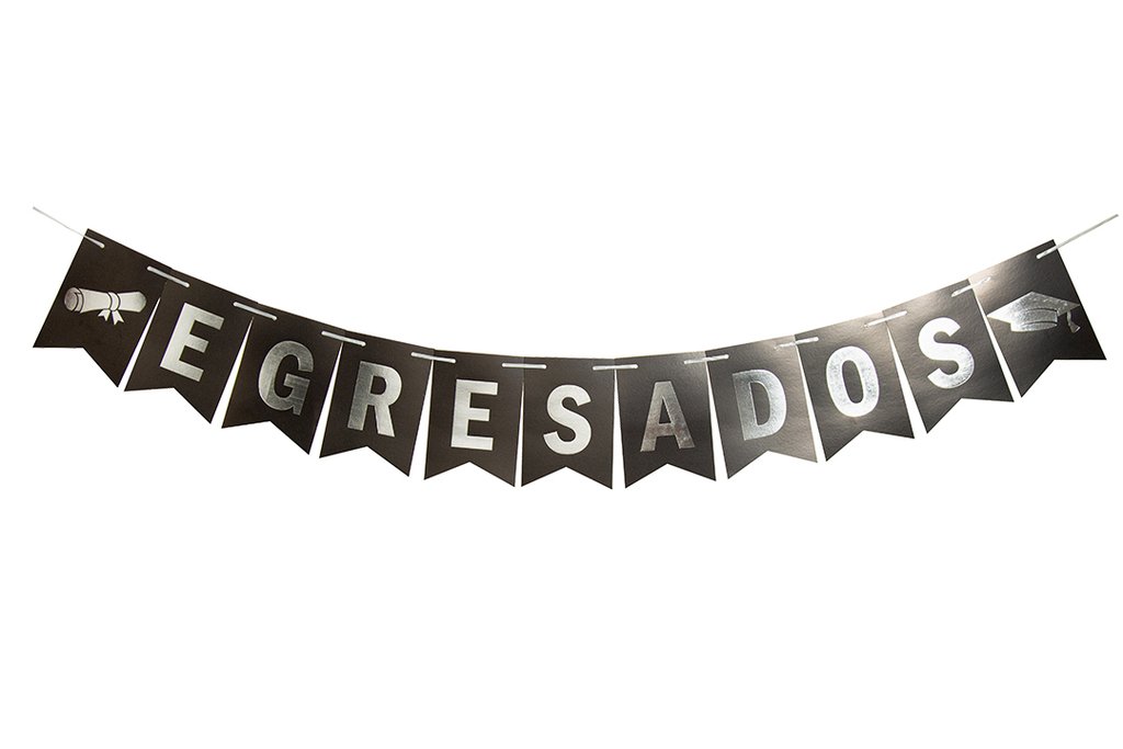 BANDERIN EGRESADOS GOLD MUNDO 03348-35