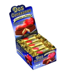 CHOCOLATE DOS CORAZONES x20 FELFORT