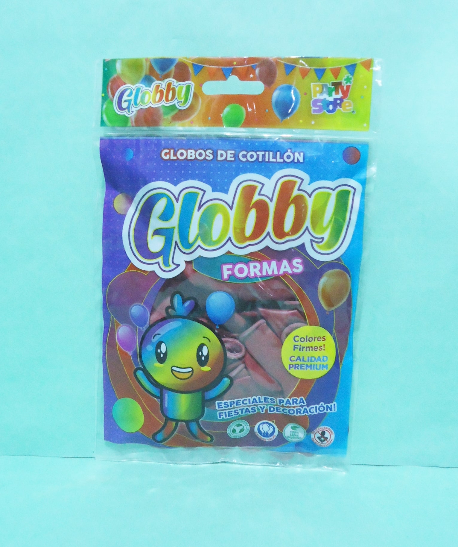 GLOBO CORAZON ROJO MINI GLOBBY  x25