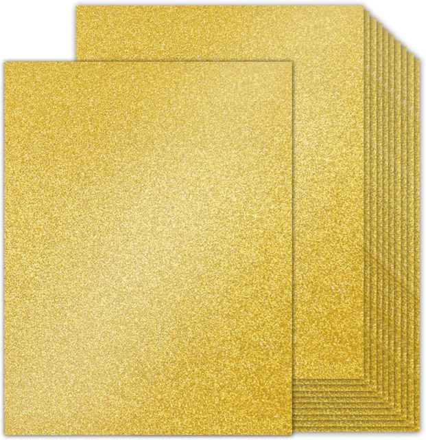 CARTULINA GLITTER 35X50 250GR ORO