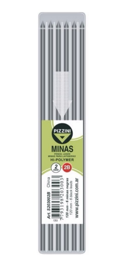 MINA 2MM 2B PIZZINI X12