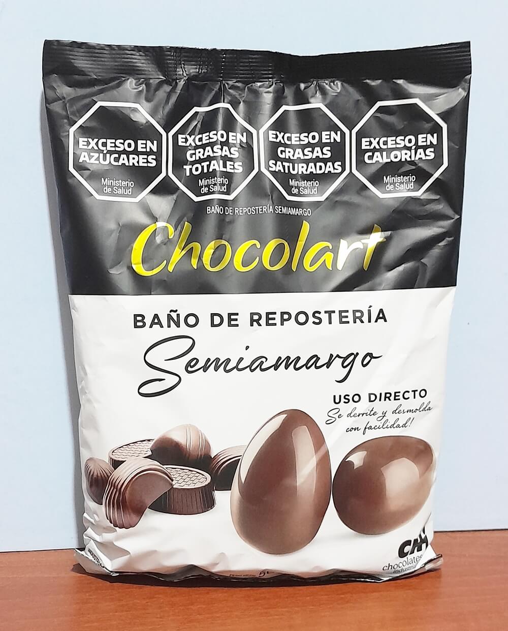 CHOCOLATE CHOCOLART x 500GR SEMI AMARGO