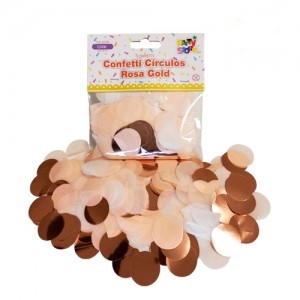 CONFETTI P.STORE CIRCULOS ROSA GOLD CO06