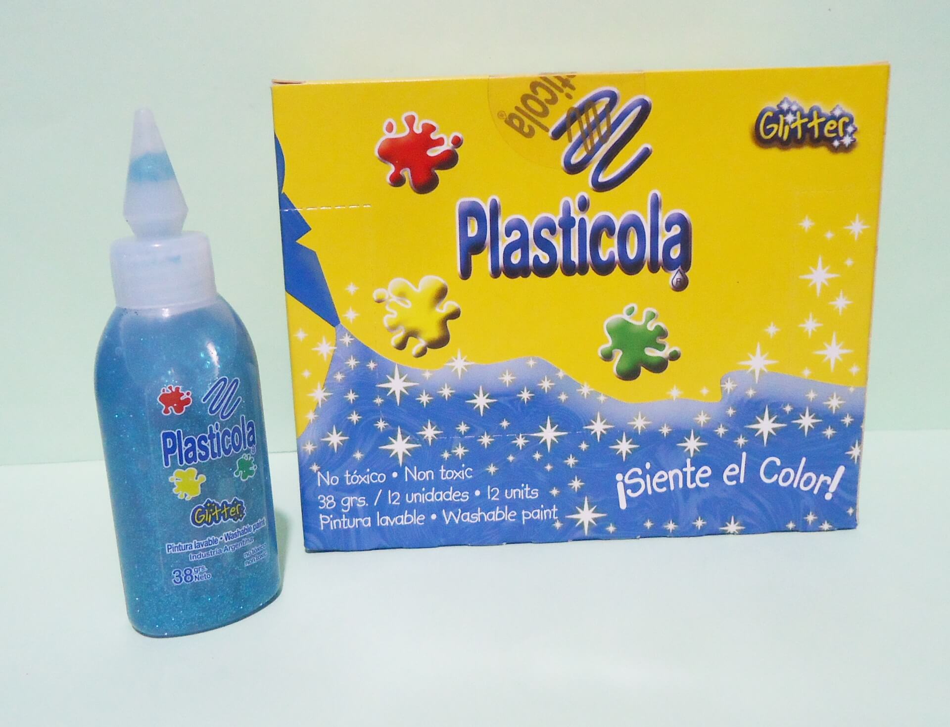 ADHESIVO GLITTER PLASTICOLA x38gr TURX12