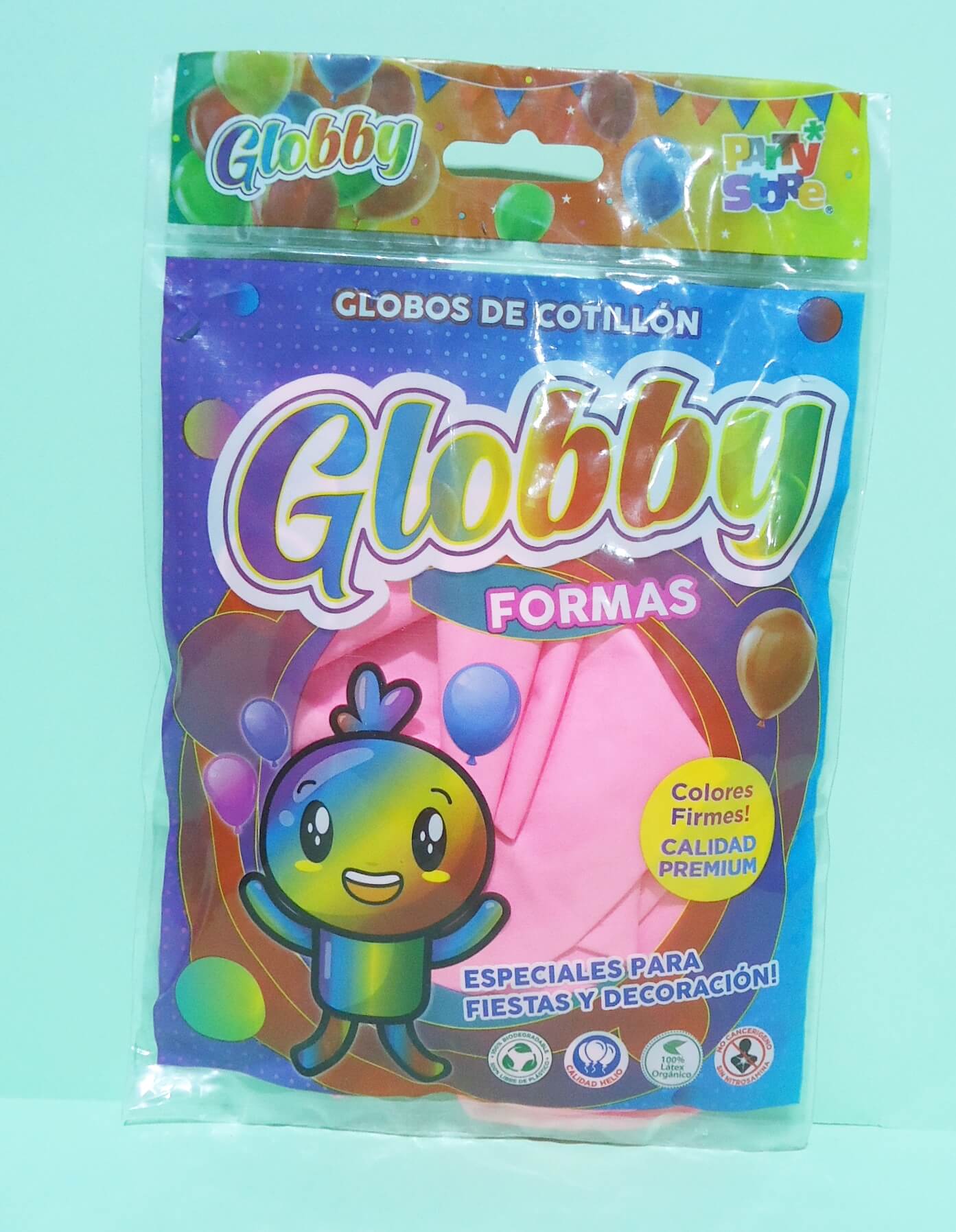 GLOBO CORAZON GLOBBY X10