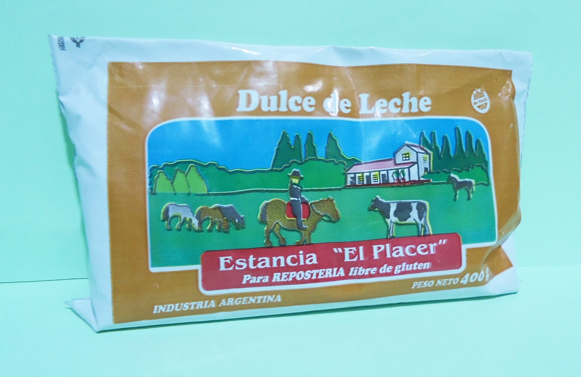 DULCE DE LECHE SACHET 400gr EL PLACER RE