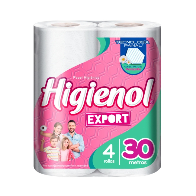 PAPEL HIGIENICO HIGIENOL 4x30 1618