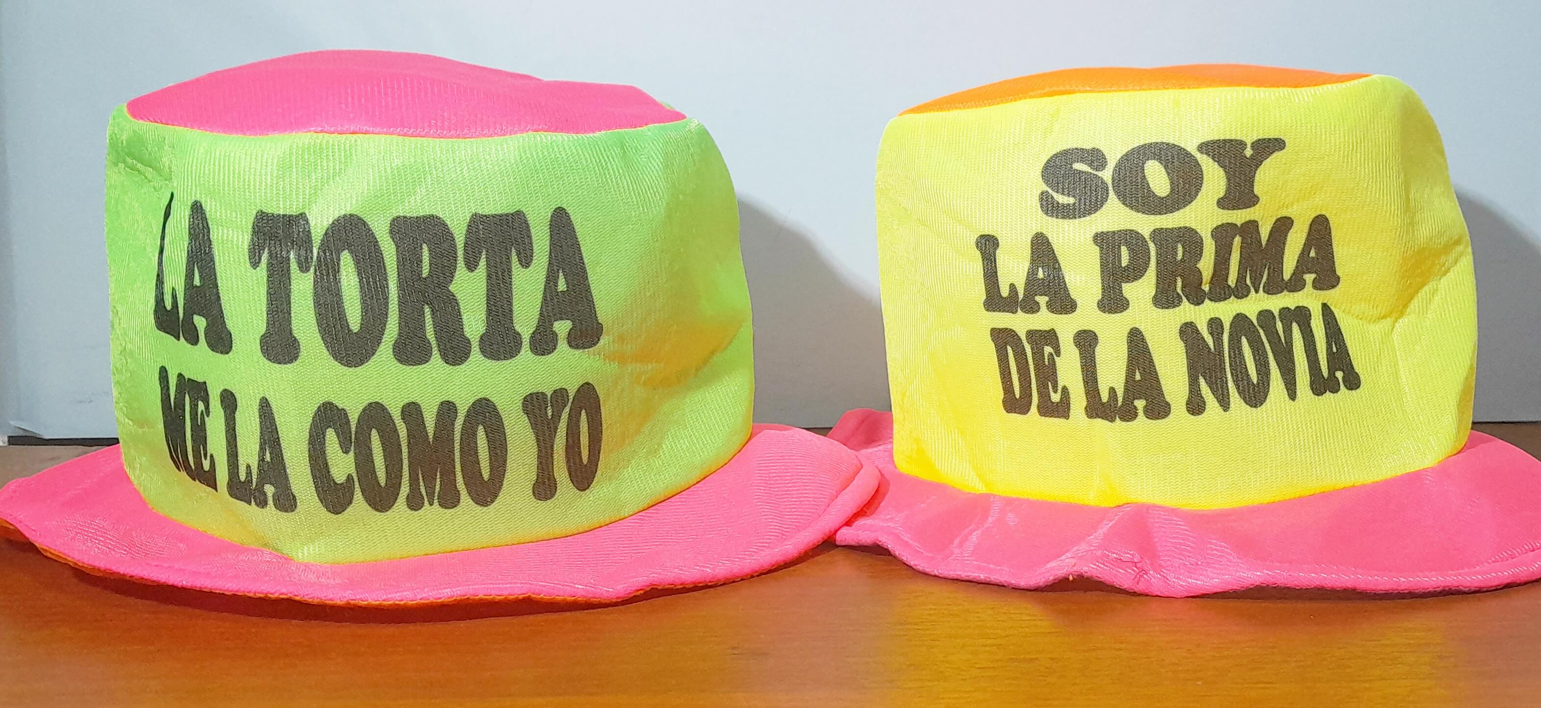 SOMBRERO GALERA CHICA CON FRASES