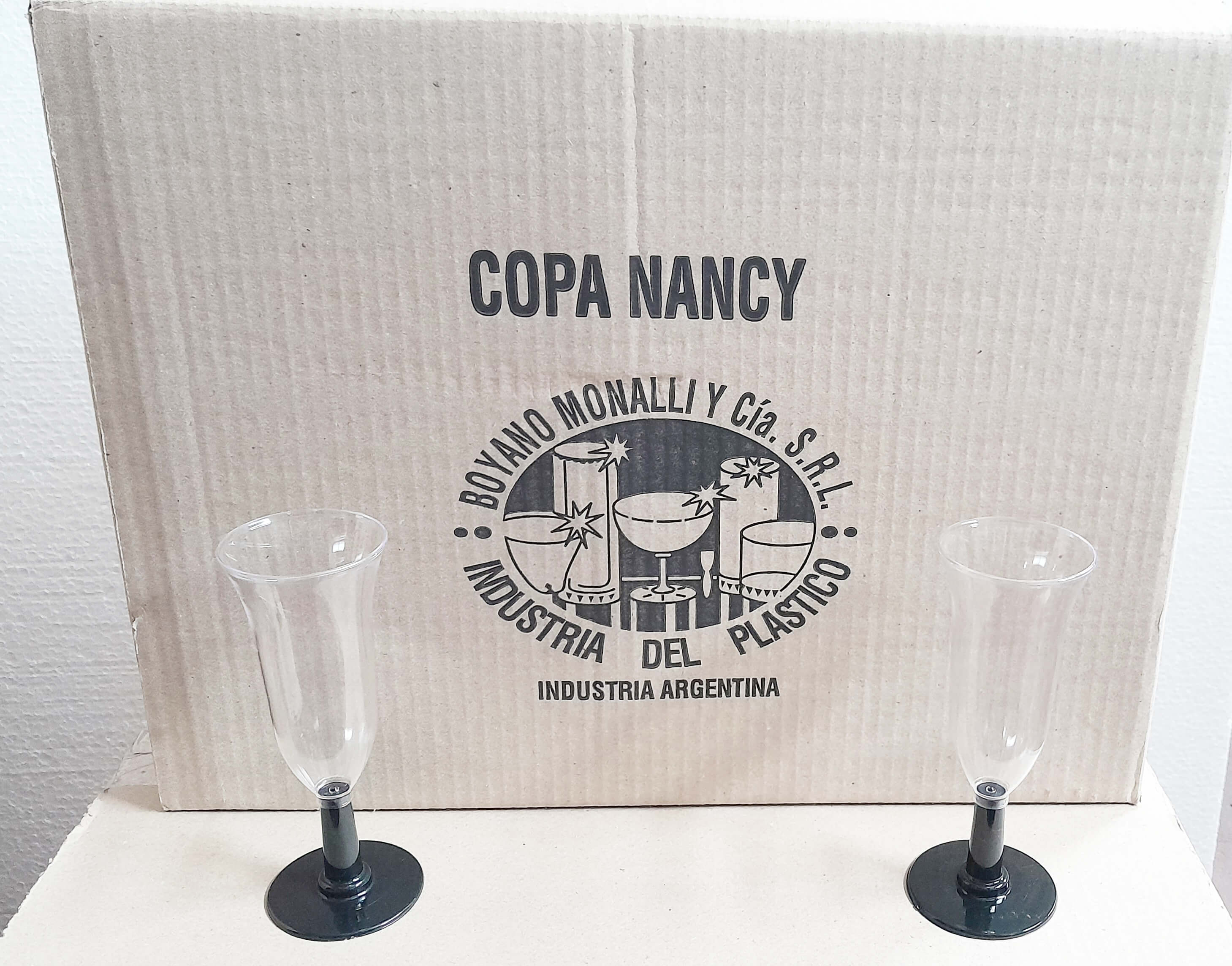 COPA NANCY PIE NEGRO CAJA x100