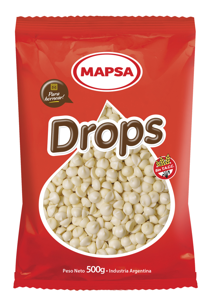 CHOCOLITO  x 1/2 KG MAPSA DROP BLANCO