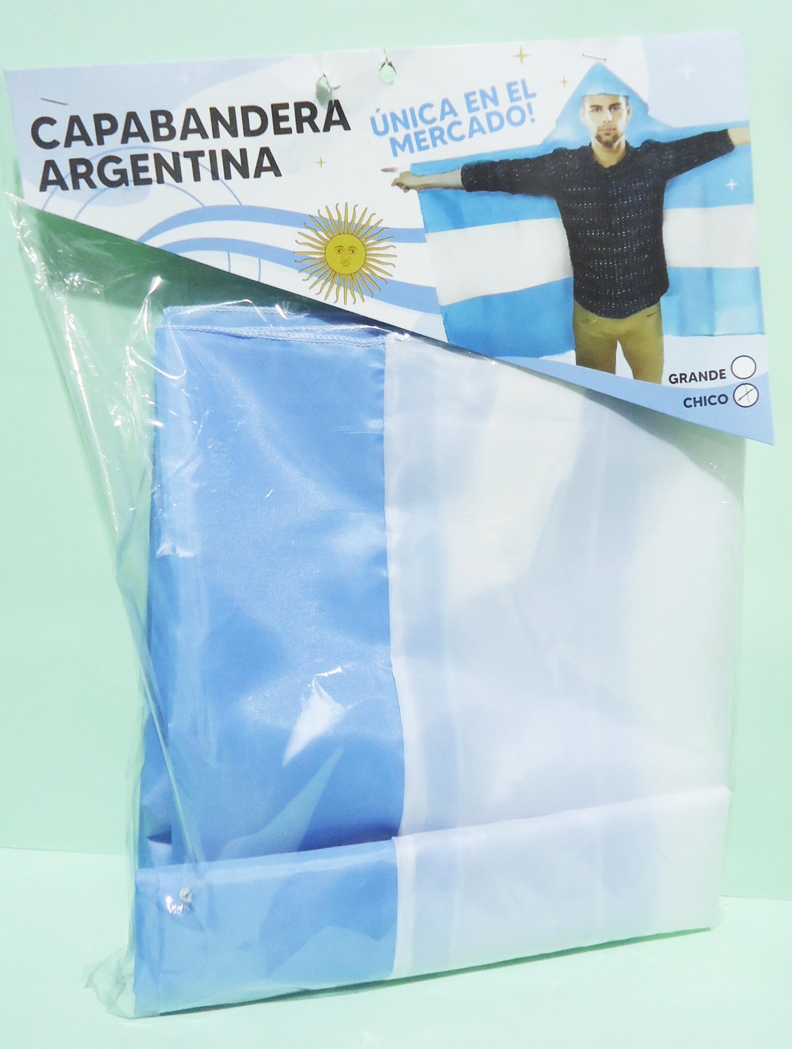 CAPA ARGENTINA CON CAPUCHA NIÑO