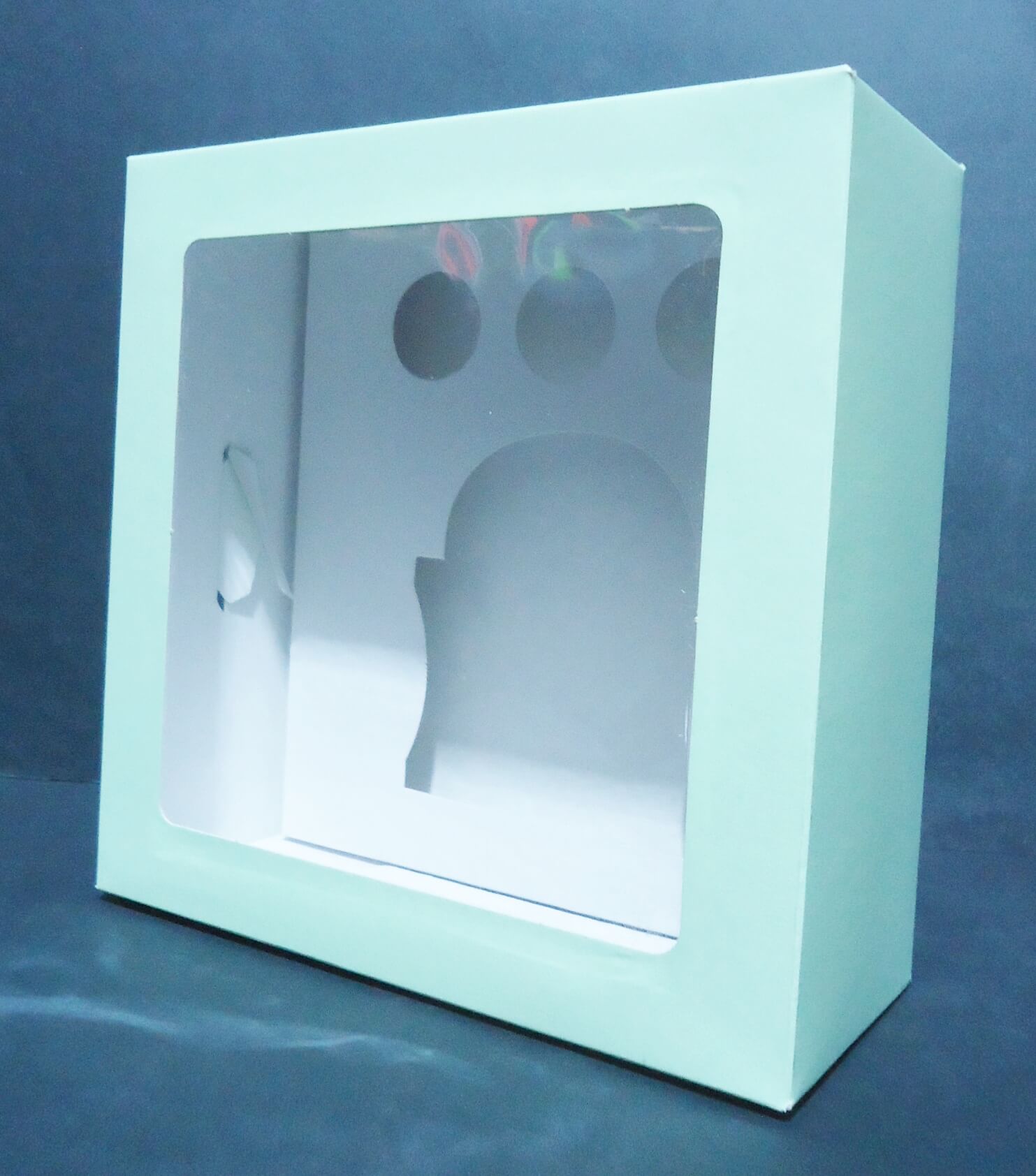 CAJA PARA TAZA VISOR BLANCA 14x14x17