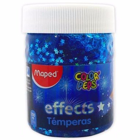 TEMPERA x200 gr MAPED EFFECTS ESTRELLAS