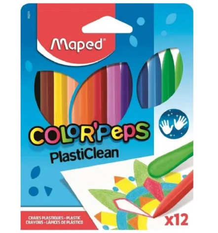 CRAYONES MAPED X12 PLASTIPINTURITA