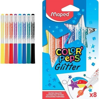 FIBRA GLITTER MAPED X10